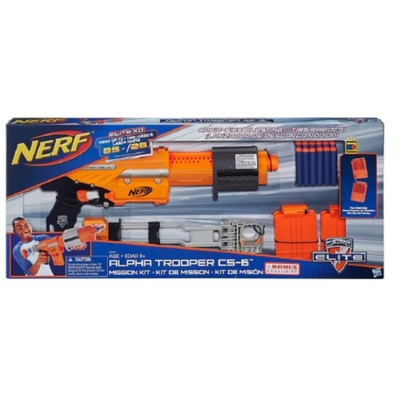 NERF ELITE ALPHA TROOPER Nerf 'N Strike CS-6 NIB - Picture 1 of 6
